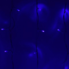 Гирлянда «Занавес», 2х3 м, 3W LED-760-220V, синий, нить белая, без контроллера - Фото 4