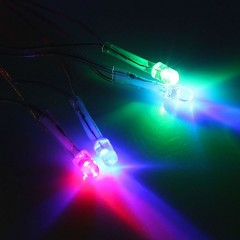 Гирлянда «Метраж», 20 м, LED-200-220V, красный-зеленый/красный-синий, нить силикон, моргает - Фото 3