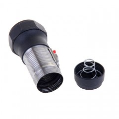 Фонарик 3 диода, рифлёная ручка, с пластиковыми вставками - Фото 2