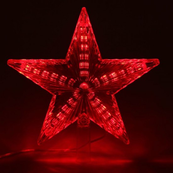 Звезда ёлочная (22х22 см), белая