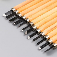 Набор ножей для карвинга с ручкой - Фото 2