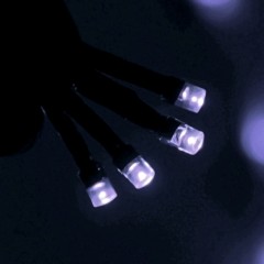 Гирлянда «Метраж», 10 м, LED-100-220V, белый, нить темная, 8 режимов - Фото 3