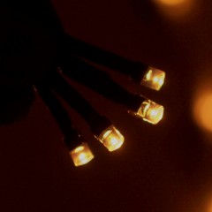 Гирлянда «Метраж», 10 м, LED-100-220V, желтый, нить темная, 8 режимов - Фото 3