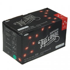 Гирлянда «Метраж», 20 м, LED-200-220V, зеленый, нить темная, 8 режимов - Фото 4