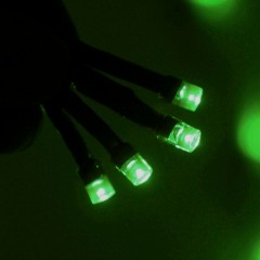 Гирлянда «Метраж», 20 м, LED-200-220V, зеленый, нить темная, 8 режимов - Фото 3
