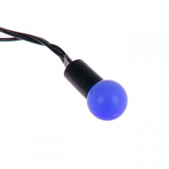 Гирлянда «Метраж» с насадкой «Шарики 1,5 см», 10 м, LED-100, синий, нить темная, 8 режимов - Фото 2