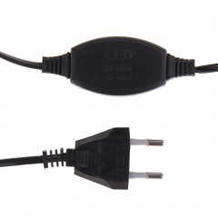 Гирлянда «Метраж» с насадкой «Шарики 1,5 см», 10 м, LED-100, мультицвет, нить темная - Фото 1