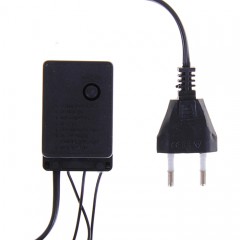 Гирлянда «Метраж» с насадкой «Шарики 2,5 см», 10 м, LED-100, розовый, нить темная, 8 режимов - Фото 1