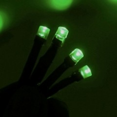 Гирлянда «Метраж», 10 м, LED-100-220V, зеленый, нить темная, без контроллера - Фото 3