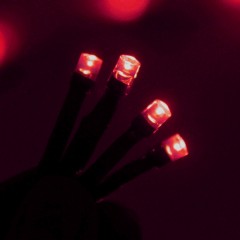 Гирлянда «Метраж», 10 м, LED-100-220V, красный, нить темная, без контроллера - Фото 3