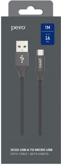 Кабель Pero microUSB USB