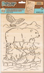 Доска для выжигания «Жители Арктики» - Фото 1