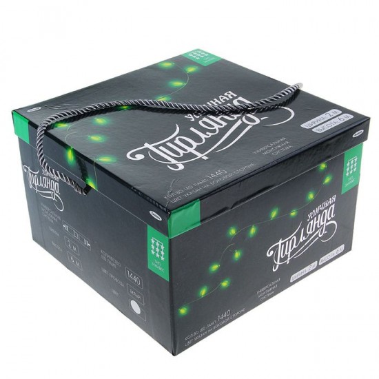 Гирлянда «Занавес», 2х6 м, 3W LED-1440-220V