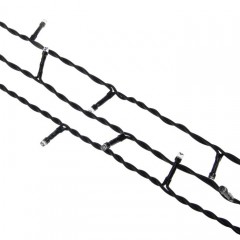 Гирлянда «Занавес», 2х6 м, 3W LED-1440-220V, синий, нить темная, без контроллера - Фото 3