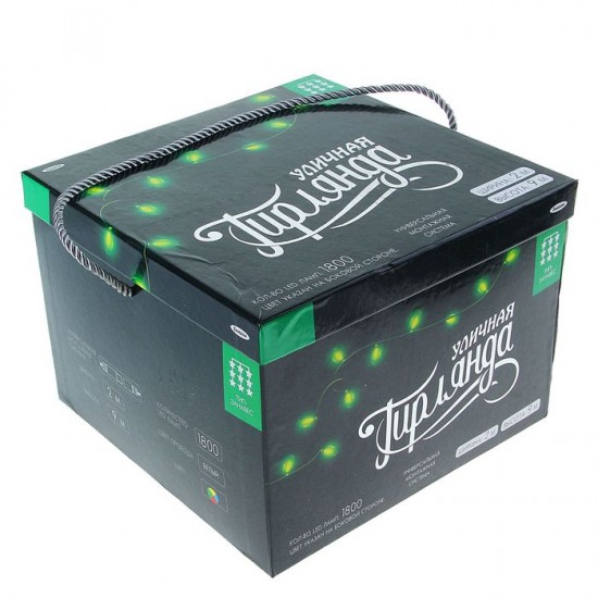 Гирлянда «Занавес», 2х9 м, 3W LED-1800-220V