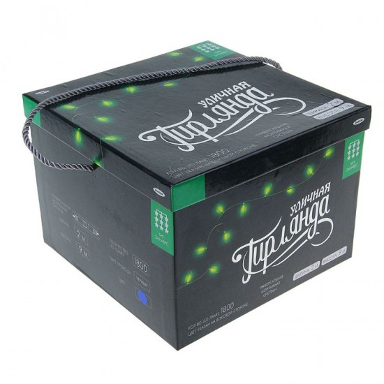 Гирлянда «Занавес», 2х9 м, 3W LED-1800-220V