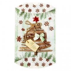 Коробка фигурная «Тепла и уюта!», (19х14 см) - Фото 1