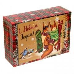 Коробка складная «Снежные истории», (23×7,5×16 см) - Фото 3