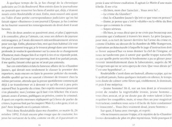 Le mystere de la chambre jaune