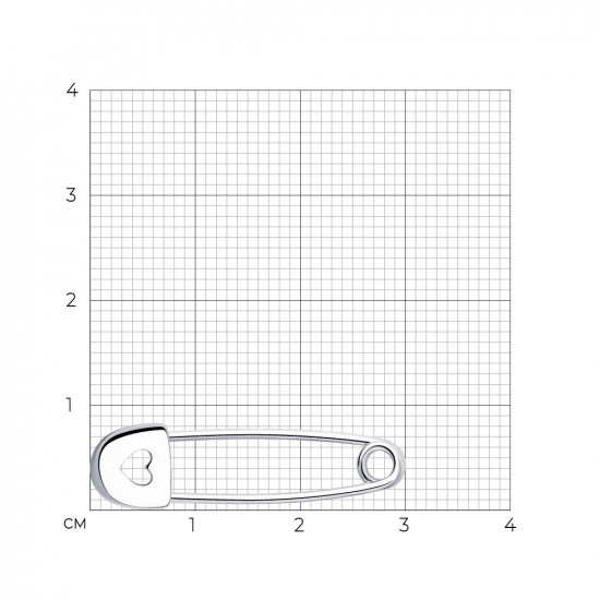 Брошь из серебра