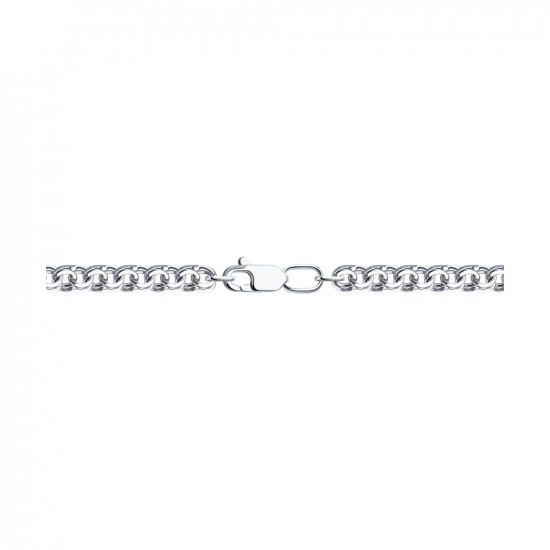 Браслет из серебра с алмазной гранью