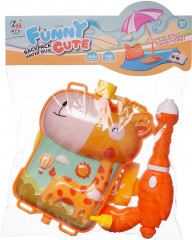 Бластер водный с рюкзаком «Любопытный жирафик» - Фото 4