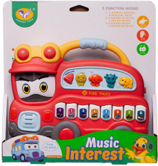 Центр игровой с пианино «Пожарная машина» - Фото 3