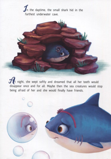 Mila the shark makes friends