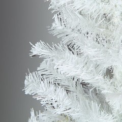 Ёлка белая, 150 см (280 веток, металлическая подставка) - Фото 2