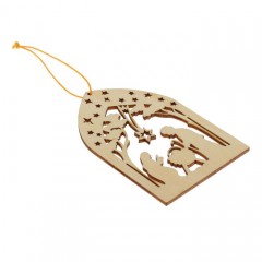 Подвеска резная под роспись «Ночь на Рождество» - Фото 1