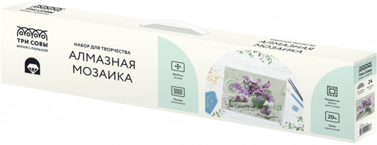 Мозаика алмазная «Сирень»