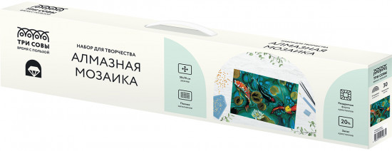 Мозаика алмазная «Японские карпы»