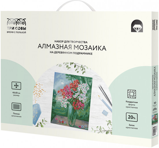 Мозаика алмазная «Букет флоксов»
