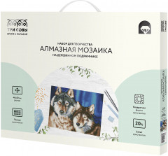 Мозаика алмазная «Волки» - Фото 1