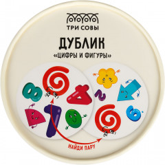 Игра настольная «Дублик. Цифры и фигуры» - Фото 1
