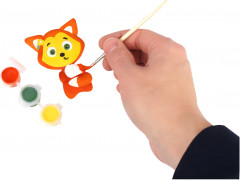 Три совы Набор для росписи «Лисичка и Енот» - Фото 3