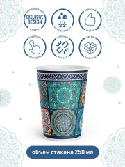 Набор стаканов одноразовых «Восточная коллекция» - Фото 1