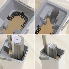 Комплект швабра с отжимом и ведро «Компакт» - Фото 3