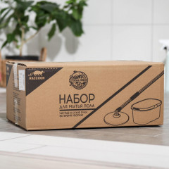 Комплект швабра с отжимом и ведро - Фото 9