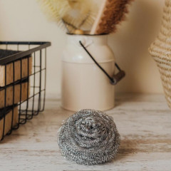 Губка для посуды металлическая - Фото 2