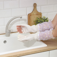 Перчатки хозяйственные с щётками - Фото 1