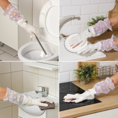 Перчатки хозяйственные с щётками - Фото 3