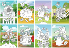 Раскраска «В огороде» - Фото 1