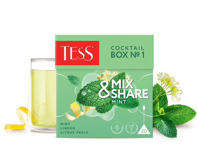 Чай «Cocktail Box № 1 Mint», мята — Mix&Share — Tess