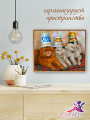 Картина по номерам «Друзья» - Фото 4