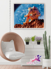 Картина по номерам «На Луне» - Фото 4