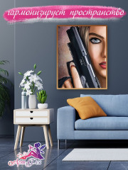 Картина по номерам «Железная леди» - Фото 3