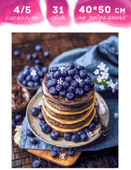 Картина по номерам «Черничный бисквит» - Фото 2