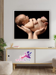 Картина по номерам «На руках у мамы» - Фото 4