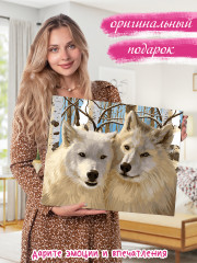 Картина по номерам «Белые волки» - Фото 3